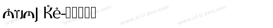 Arial HC字体转换